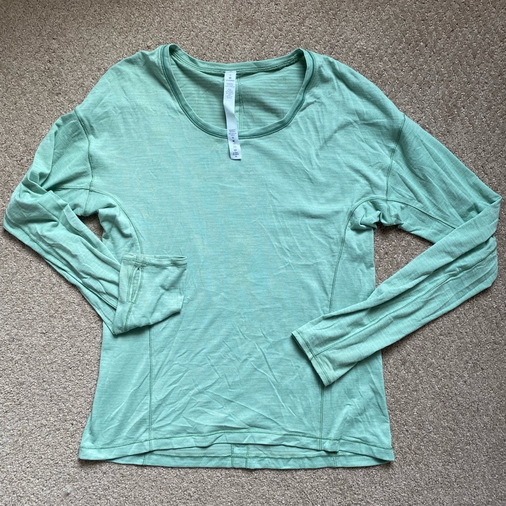 Lululemon Running Top in Light Sage